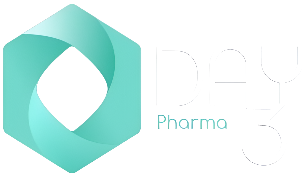 logo day 3 pharma white